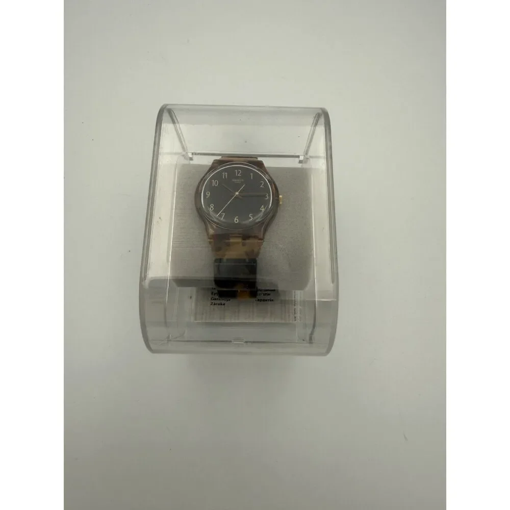 Swatch Watch Bracelet Brown Tortoise-Shell Small Elastic Stretch Band Small Band